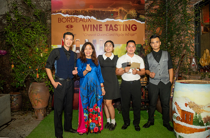 CHEVAL QUANCARD WINE TASTING