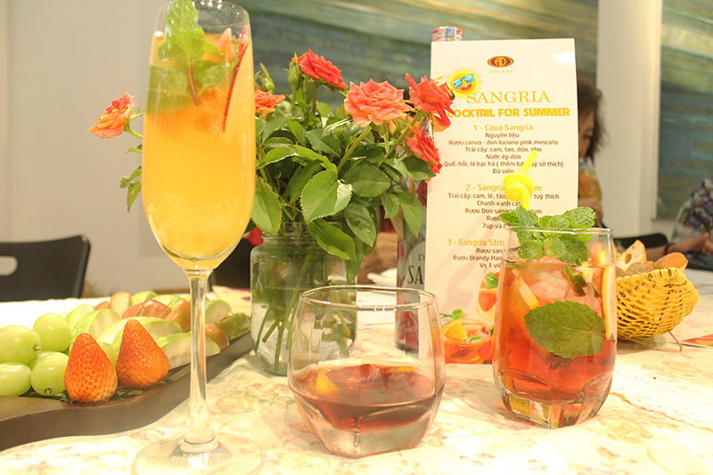 Cocktail Sangria Tây Ban Nha